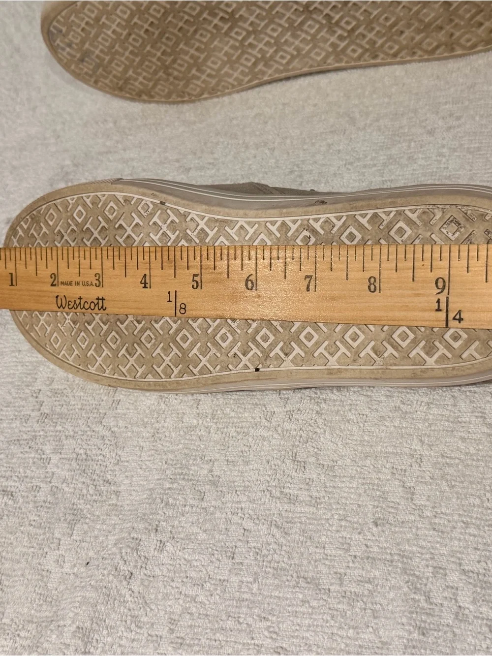 Tory Burch Taupe Suede Slip-On Espadrille Sneakers